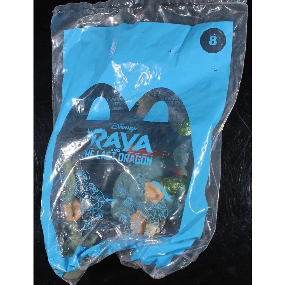 Disney McDonalds Happy Meal Toy Lot 5 Marvel Groot Incredibles Raya Chicken